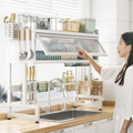 Escurridor gabinete blanco