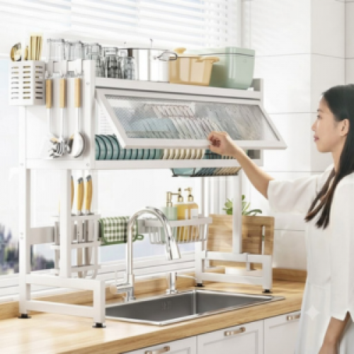 Escurridor gabinete blanco
