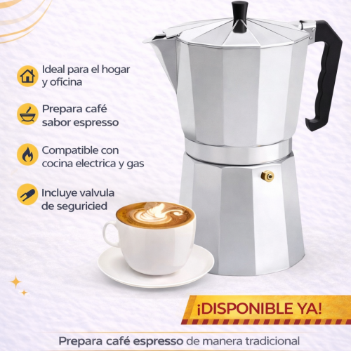 GRECA/ CAFETERA DE CAFÉ GRANDE 12